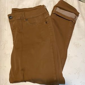 Golden tan jeggings